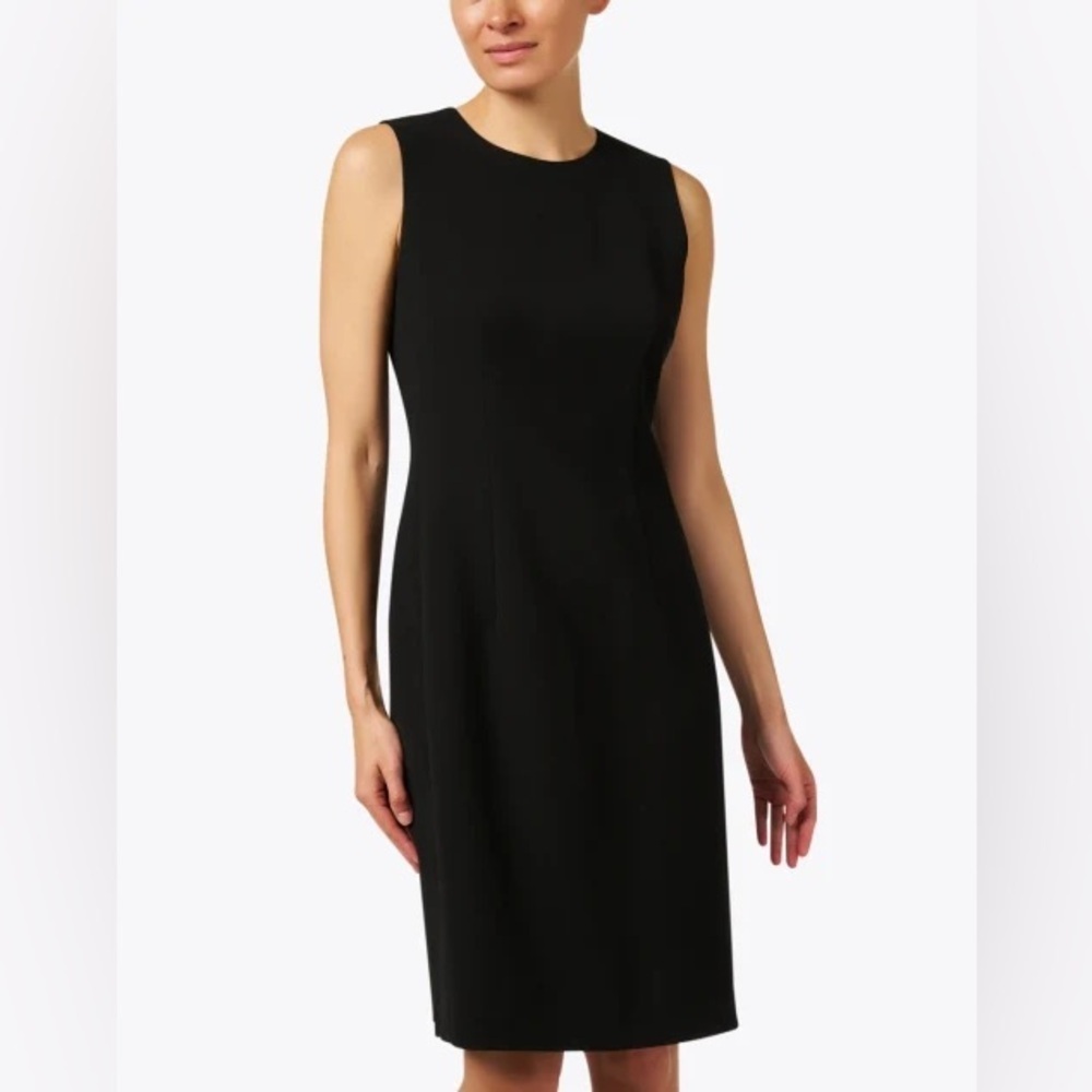 Lafayette 148 New York Black Crepe Dress Size 4 NWOT